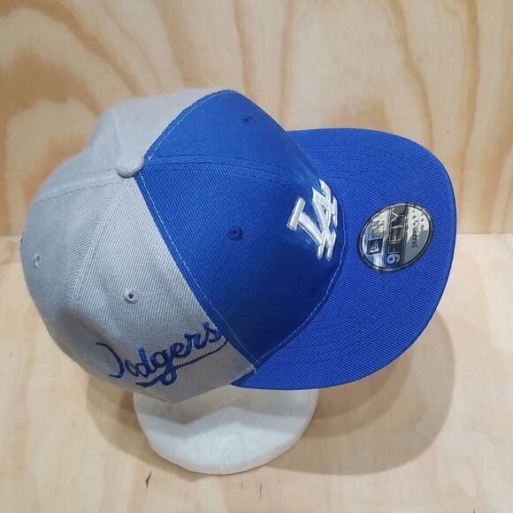 Los Angeles Dodgers New Era Gameday Sideswipe 59FIFTY Fitted Hat - Royal/Gray - Picture 6 of 8
